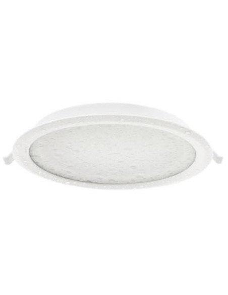 Downlight Iglux IG-54-7R-F/ Circular/ Ø115 x 29.5mm/ Potencia 7W/ 640 Lúmenes/ 6000ºK/ Blanco