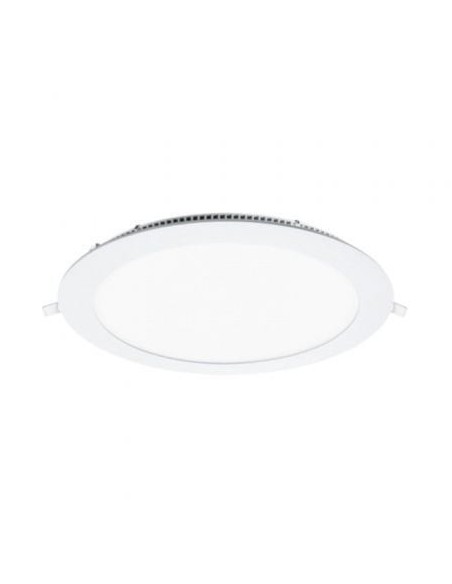 Downlight Iglux LS-102118-CB V2/ Circular/ Ø225 x 19mm/ Potencia 18W/ 1540 Lúmenes/ 3000ºK/ Blanco