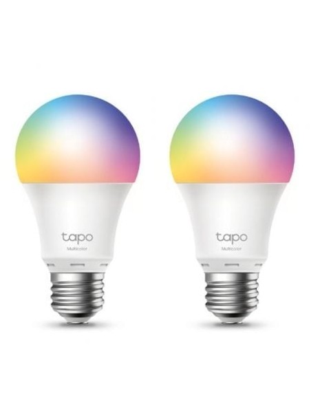 Bombilla Inteligente TP-Link Tapo L530E/ Casquillo E27 / 8.7W/ 806 Lúmenes/ 2500 - 6500K/ Pack 2