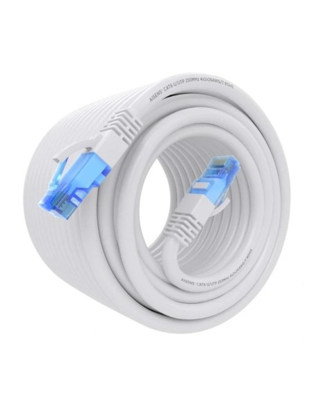 Aisens Cable RJ45 CAT.6 UTP AWG26 CCA Blanco 20m