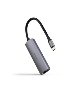 Nanocable Conversor USB-C Ethernet carga PD