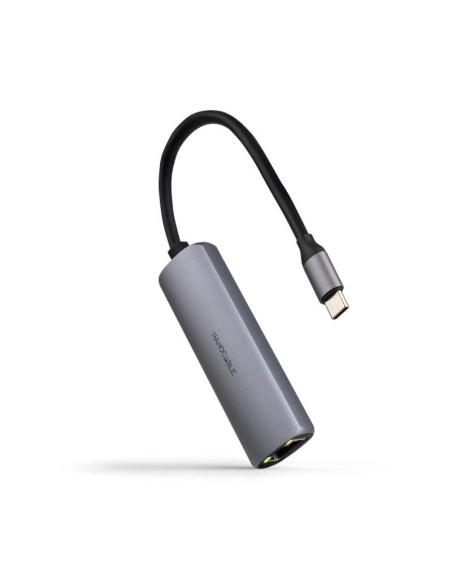 Nanocable Conversor USB-C Ethernet carga PD