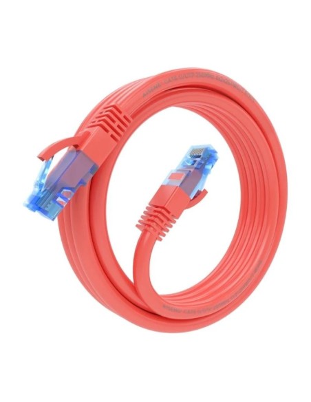Aisens Cable RJ45 CAT.6 UTP AWG26 CCA Rojo 3.0m