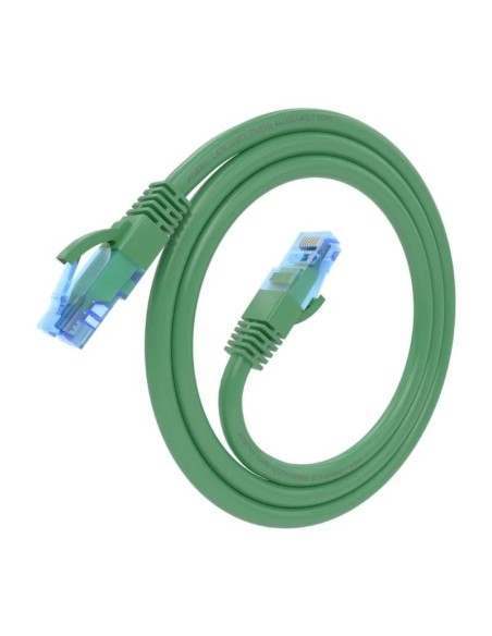 Aisens Cable RJ45 CAT.6 UTP AWG26 CCA Verde 0.5m