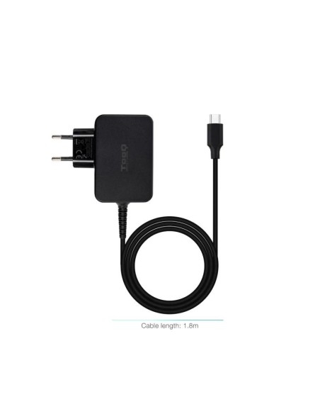 Tooq Cargador portátil GAN USB-C PD 45W Negro