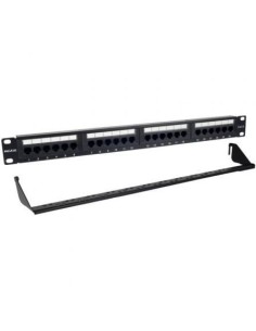Patch Panel Phasak PU 2424/ 24 Puertos/ Cat.6/ Altura 1U/ Gestión de Cables