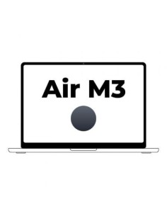 Apple Macbook Air 13,6'/ M3 8-Core CPU/ 16Gb/ 256Gb SSD/  8-Core GPU/ Medianoche