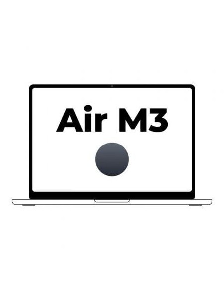 Apple Macbook Air 13,6'/ M3 8-Core CPU/ 16Gb/ 256Gb SSD/  8-Core GPU/ Medianoche