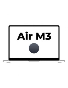 Apple Macbook Air 15' / M3 8-Core CPU/ 8Gb/ 256Gb SSD/ 10-Core GPU/ Medianoche