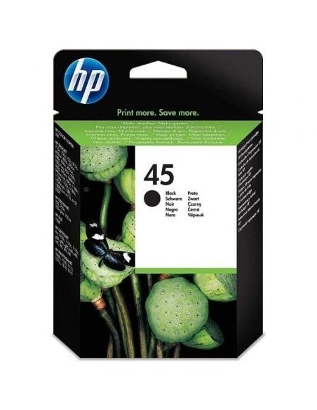 Cartucho de Tinta Original HP nº45/ Negro