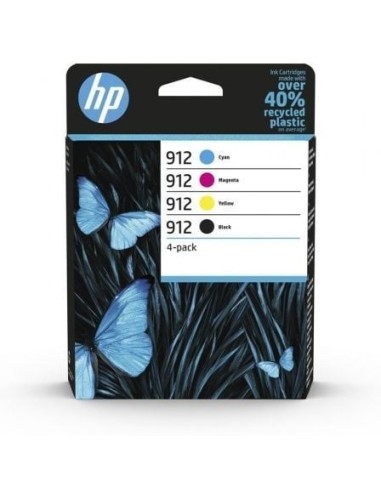 Cartucho de Tinta Original HP nº912 Multipack/ Negro/ Magenta/ Cian/ Amarillo