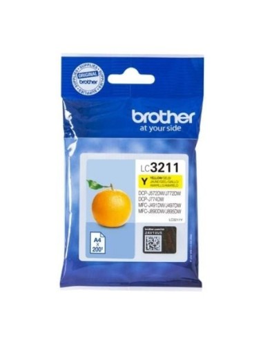 Cartucho de Tinta Original Brother LC-3211Y/ Amarillo