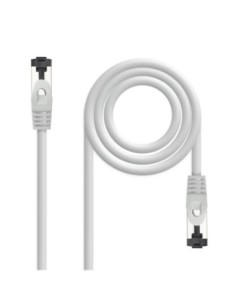 Nanocable Cable red Cat. 8.1 2GHZ SSTP Gris 1m