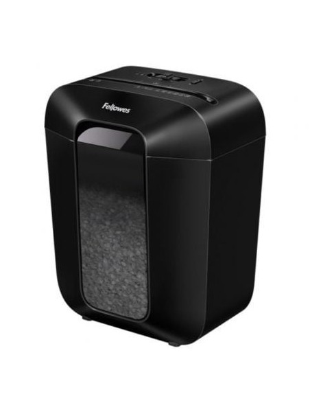 Destructora Fellowes LX41/ Minicorte de 4 x 12mm/ Negra