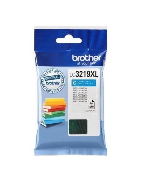 Cartucho de Tinta Original Brother LC-3219C XL Alta Capacidad/ Cian