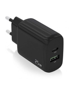Cargador de Pared Aisens A110-0759/ 1xUSB Tipo-C/ 1xUSB/ 25W