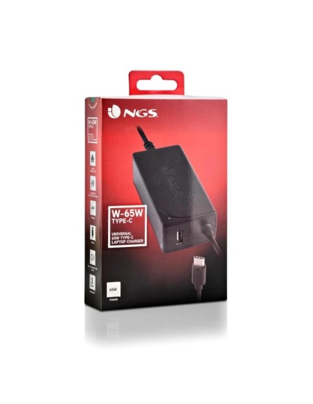 NGS CARGADOR PARA PORTATIL 65W USB C 20V/3'25A