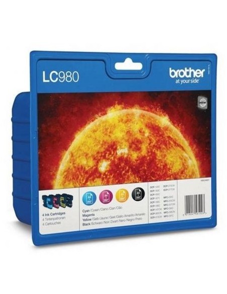 Cartucho de Tinta Original Brother LC-980 Multipack/ Cian/ Magenta/ Amarillo/ Negro