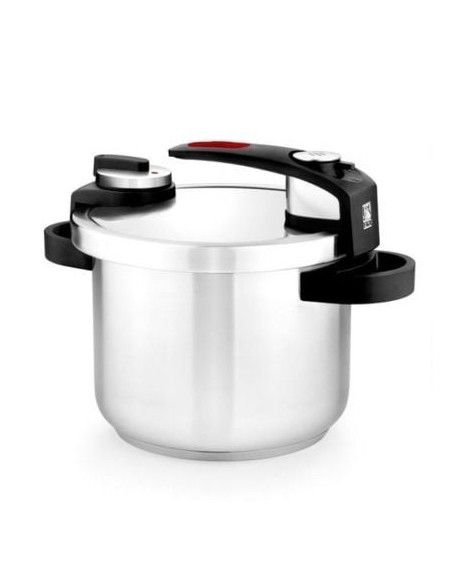 Olla a Presión Tekna A185602/ Ø22cm/ 6L/ Acero Inoxidable/ Apta para Inducción