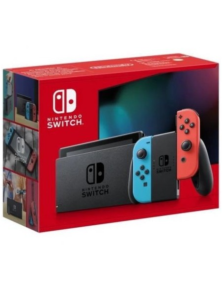 Nintendo Switch Azul Neón/Rojo Neón 2022/ 2 Mandos Joy-Con