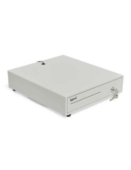 iggual Cajón portamonedas IRON-10W 38cm 4+6 blanco