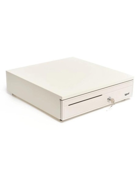 iggual Cajón portamonedas IRON-30W 42cm 5+5 blanco