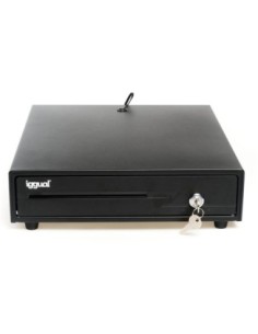 iggual Cajón Portamonedas IRON-10 38cm 4+6 negro