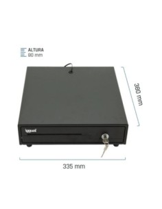 iggual Cajón Portamonedas IRON-10 38cm 4+6 negro 2