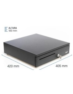 iggual Cajón Portamonedas IRON-30 42cm 5+5 negro 2