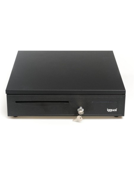 iggual Cajón Portamonedas IRON-50 42cm 5+8 negro