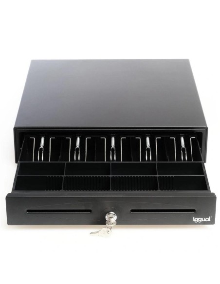 iggual Cajón Portamonedas IRON-70 44.5cm 5+8 negro