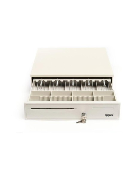 iggual Cajón Portamonedas IRON-50W 42cm 5+8 blanco