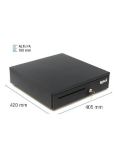 iggual Cajón Portamonedas IRON-35 42cm 5+6 negro 2