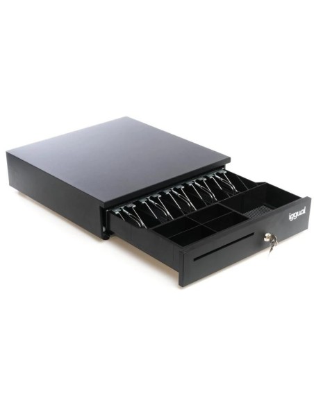 iggual Cajón Portamonedas IRON-35 42cm 5+6 negro