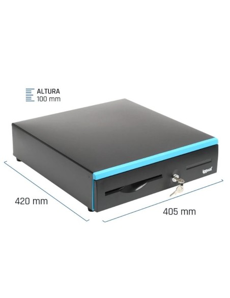 iggual Cajón Portamonedas IRON-30B 42cm 5+7/7+5