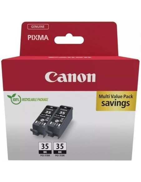 Cartucho de Tinta Original Canon PGI-35BK Multipack/ 2x Negro