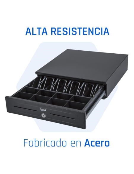 iggual Cajón portamonedas IRON-HD 41cm 5+8 negro