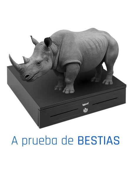 iggual Cajón portamonedas IRON-HD 41cm 5+8 negro