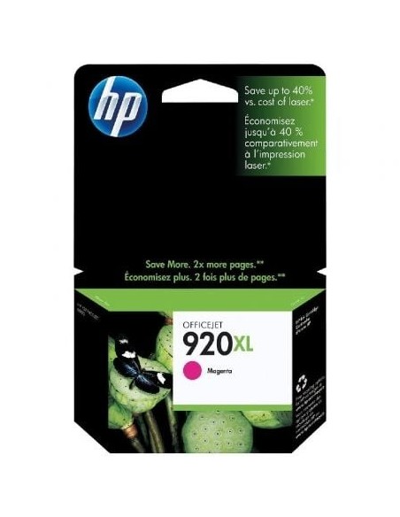 Cartucho de Tinta Original HP nº920 XL Alta Capacidad/ Magenta