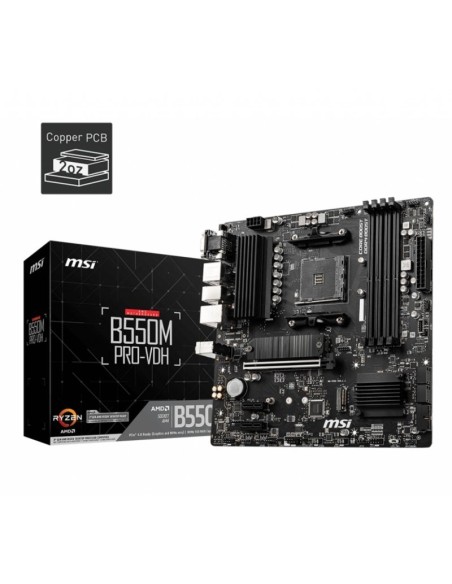 MSI Placa Base B550M PRO-VDH mATX AM4