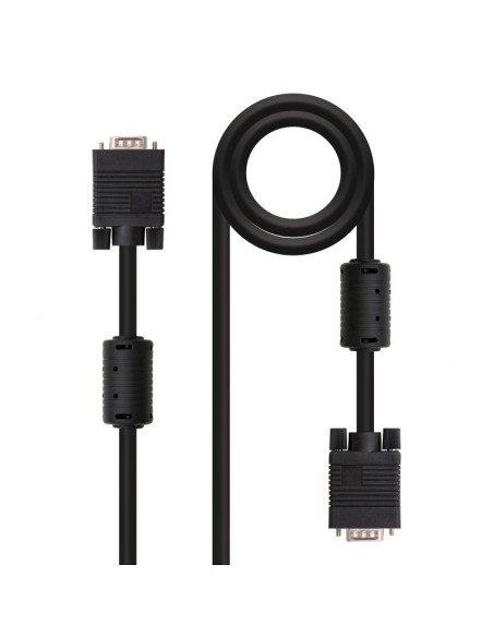 Nanocable Cable Conmutador Vga 10 M Negro