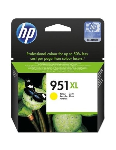 Cartucho de Tinta Original HP nº951 XL Alta Capacidad/ Amarillo