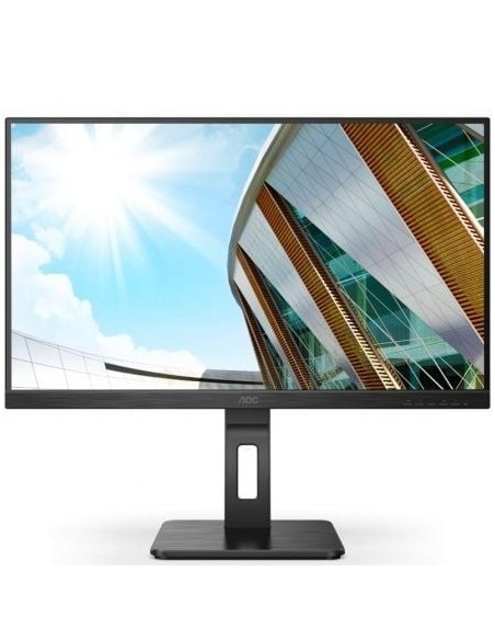 Monitor Profesional AOC U27P2CA 27'/ 4K/ Multimedia/ Regulable en altura/ Negro
