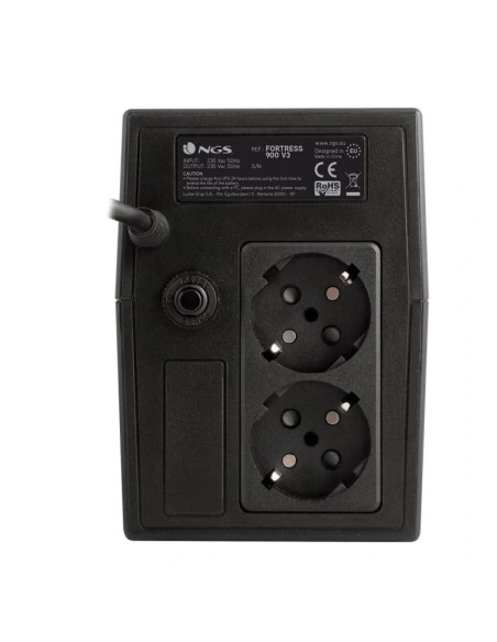NGS Sai FORTRESS 900V3' UPS 360W - AVR 2 SHUCKO