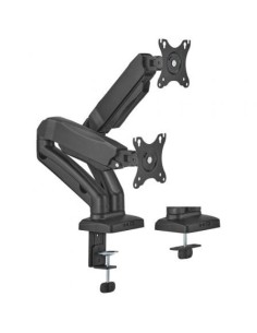 Soporte de Mesa con Contrapeso para 2 Monitores o TV Aisens DT32TSR-221/Giratorio/ Inclinable/ hasta 9kg