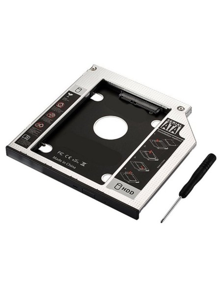 EWENT ADAP.HDD/SSD SATA PARA UNIDAD ÓPTICA 9.5mm