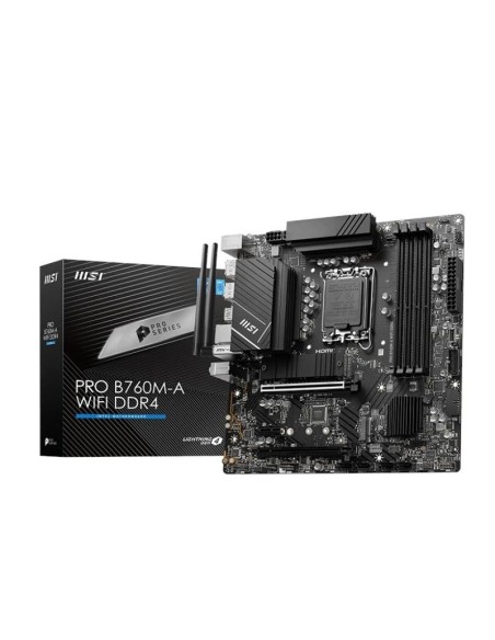 MSI Placa Base PRO B760M-A WIFI DDR4 ATX LGA1700