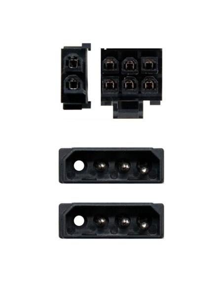 Nanocable Cable VGA 2x5.25"/M-PCI-E(6+2PIN)/M 20cm