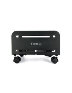 TooQ Soporte para CPU de SUELO con ruedas negro