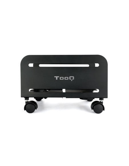 TooQ Soporte para CPU de SUELO con ruedas negro